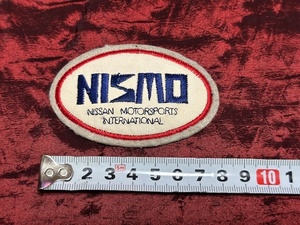 ニスモNISMO旧ロゴ刺繍ワッペン小希少当時物　