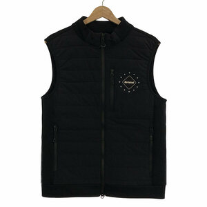 【美品】 FCRB / エフシーレアルブリストル | 2022AW | TECH SWEAT HYBRID VEST / バックロゴ ベスト | S | BLACK | メンズ