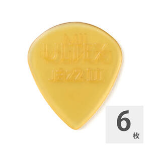 ギターピック 6枚 セット ジムダンロップ 1.38mm Ultex Jazz III JIM DUNLOP ジムダン