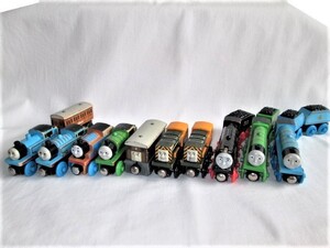 ★中古品 ラーニングカーブ マテル トーマス 木製レールシリーズ 60周年記念 パーシー トビー ハリーとバート ヘンリー ゴードン ヒロ★