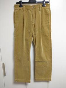 ノンネイティブ nonnative パンツ コーデュロイ DWELLER CHINO TROUSERS COTTON CORD 1 NN-P4313 YSAOAZO