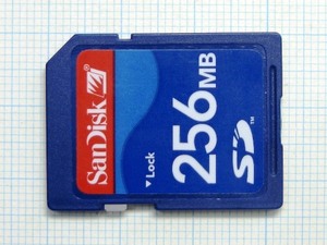 ★SanDisk ＳＤメモリーカード 256MB 中古★送料８５円・１８５円