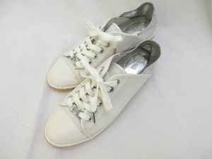 MICHAEL KORS マイケルコース スニーカー ??鞋　Sneakers 7M/37M ホワイト MADE IN CAMBODIA