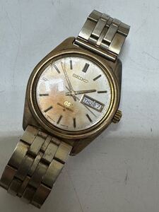 A702 GRAND SEIKO グランドセイコー　GS 腕時計　6146-8000 デイデイト　メダリオン　自動巻　CAP GOLD 現状