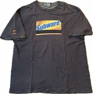 USA製 Vintage SUBWARE Metro Card T-Shirt サブウェア メトロカード Tシャツ MTA Stash スタッシュ Futura 企業 90s ヴィンテージ