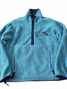 ★★★1994年 us製 patagonia パタゴニア リバーシブルグリセード ジャケット PO 29361 F4 サイズS シーグリーンxネービー★★★