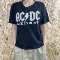 AC/DC バンドＴシャツ　ロック　半袖Tシャツ　メンズM g6