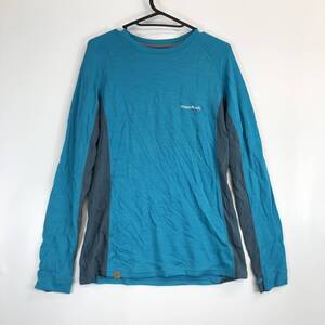 モンベル Mont-bell メリノウールプラス ロングスリーブ アクションT 長袖Tシャツ XLサイズ Women