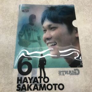 09th 読売ジャイアンツ 巨人 坂本勇人 クリアファイル 月刊GIANTS 2013年6月付録