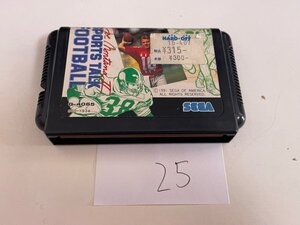 SEGA　セガ　MD　メガドライブ　ソフトのみ　 接点洗浄済　動作確認済 スポーツトーク ジョーモンタナ フットボール 2 SAKA25