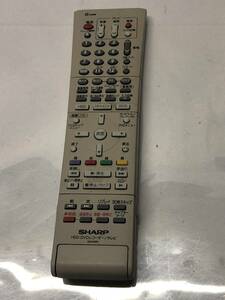 SHARP GA319PA DVD RECORDER リモコン 中古 クリック