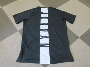 NIKE JORDAN Tシャツ Lサイズ ポリエステル メッシュ スポーツ バスケット ナイキ ジョーダン 黒 Y2K
