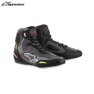 アルパインスターズ FASTER-3 RIDEKNIT シューズ 1315 BLACK GRAY RED YELLOW FLUO[US8/25.5cm] ALP8033637964966