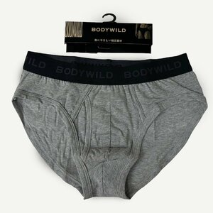 M ★ BODYWILD ビキニブリーフ グレー杢 10%OFF