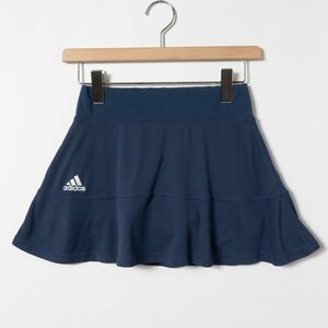 メール便○ adidas アディダス HEAT.RDY テニススカート スコート アンスコ Mサイズ ブルー 青 スポーティ テニスウェア ウエストゴム ロゴ