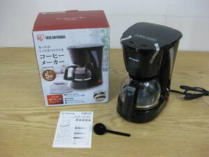 未使用品 IRIS OHYAMA アイリスオーヤマ コーヒーメーカー CMK-652-B 2019年製 5杯分 650mL 直接引取（東大阪）歓迎