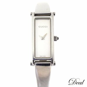 GUCCI グッチ バングルウォッチ シルバー文字盤 1500L レディース 腕時計