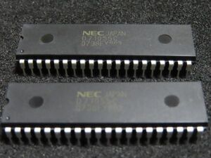 【新品 未使用】NEC 日本電気 uPD71055C ２個まとめて　　(在庫９セットあり)　　　検索 8255 82C55