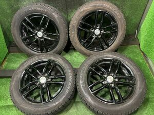 プジョー308　ナンカン　ICE ACTIVA　205/55R16　ユーロテックアルミホイール付き　4本　6.5J　ET43/5H　108　ノア　スタッドレスタイヤ