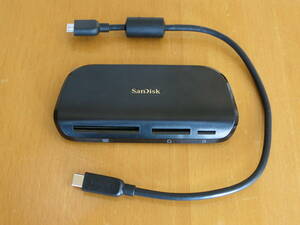 【美品】SanDisk Image Mate Pro Reader USB-C（SDDR-A631）　サンディスク　イメージ メイト プロ リーダー