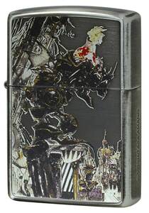 Zippo ジッポライター 天野喜孝 Amano Yoshitaka F-6-街 銀メッキいぶし 80221 プレゼント 男性 女性 かっこいい アーティスト