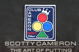 激レア ２００７年 スコッティ キャメロン ステッカー シール 未使用 保管品 Scotty Cameron