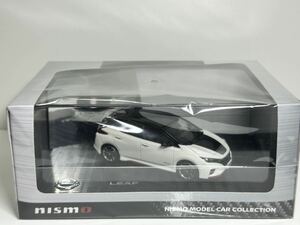 日産特注 1/43 日産 リーフ NISMO ニスモ 二代目 ボンネットカラーバージョン ミニカー