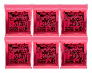 即決◆新品◆送料無料ERNIE BALL 2226/6セット [11-52] BURLY SLINKY エレキギター弦/メール便