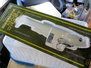 メガバス MAGDRAFT 8inch マグドラフト 8インチ WHITE BACK SHAD