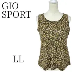 GIO SPORT 黄色 白 カーキ タンクトップ カジュアル LL