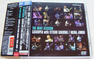 CASIOPEA with TETSUO SAKURAI /AKIRA JIMBO【THE MINT SESSION/ザ・ミント・セッション】カシオペア・ウィズ・櫻井哲夫・神保彰★見本品★