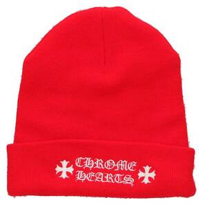 クロムハーツ Chrome Hearts WOOL WATCH CAP ウールワッチキャップ サイズ:ONE SIZE CHプラス刺繍ビーニーニットキャップ帽子 中古 SS13