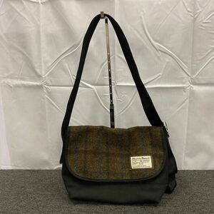 □【売り切り】Harris Tweed ハリスツイード ショルダーバッグ　　