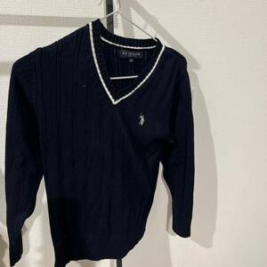 us polo assen ニット　ネイビー　140