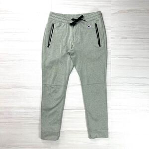 Champion チャンピオン イージーパンツ スウェットパンツ スポーツウェア テックパンツ M グレー ワンポイントロゴ 裏起毛