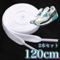 靴紐 120cm 白 スニーカー シューレース ナイキ アディダス VANS