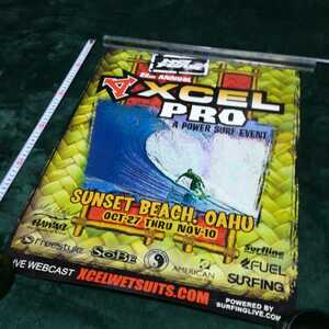 xcel pro ハワイ　サンセットビーチ　ポスター