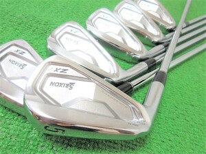 最強レフティ!!!◆◆ スリクソン SRIXON ZX7 MkII アイアン 6本 #5-Pw DG-DST(S200) ◆◆LH 左利き ダンロップ Mk2 ゴルフクラブ CW92