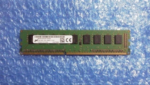 【2枚セット】 Micron PC3L-12800E DDR3L-1600 ECC Unbuffered DIMM 240pin 2GB (合計4GB) 1Rx8 メモリー 低電圧 MT9KSF25672AZ-1G6K2ZE