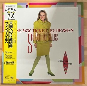 0615）ＳＡＭＡＮＴＨＡ　ＧＩＬＬＥＳ　　１２インチ　ＯＮＥ　ＷＡＹ　ＴＩＣＫＥＴ　ＴＯ　ＨＥＡＶＥＮ　国内帯付き