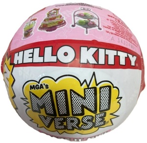 日本未発売! ハローキティ ミニバース メイクイットミニフード サプライズトイ Hello Kitty MINIVERSE おもちゃ/クリスマス/プレゼント