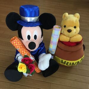 ディズニー ぬいぐるみ 新品　プーさん　ミッキー