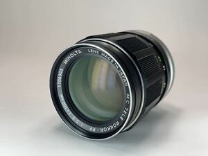 MINOLTA MC TELE ROKKOR-PF 100mm f2.5 ミノルタ中望遠単焦点レンズ