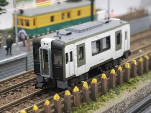 Ｂトレ規格キハ１１０系両運転台＜試作車・前面黒塗装＞／ＫＡＴＯ小型車両動力／ヘッドライト・室内灯点灯