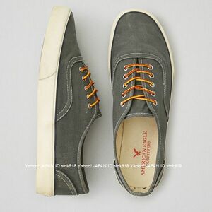 〓ラスト!! アメリカンイーグル/US 7/AEO Canvas スニーカー/Gray/25cm