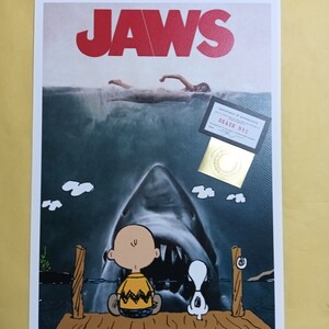 DEATH NYC 世界限定100枚 アートポスター　 スヌーピー SNOOPY チャーリーブラウン　JAWS　ジョーズ　 バンクシー Banksy　 現代アート