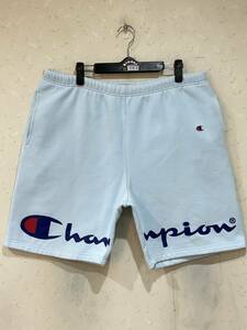 ※Supreme シュプリーム Champion Sweatshort PantS スウェット ハーフ ショートパンツ スカイブルー L 　　　 BJBC.H