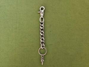 ★売切り★CHROME HEARTS クロムハーツ CLP CHN FANCY L クリップチェーン ファンシー ロング キーチェーン キーホルダー 中古