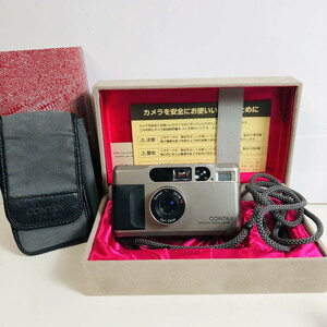 ICH【中古美品】CONTAX コンタックス T2 Carl Zeiss Sonnar 2.8/38 T* コンパクト フィルム カメラ〈094-241124-AA-01-ICH〉