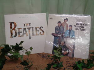 The　Beatles　ビートルズ　LPレコード　「yesterday　And　Today」　「THE　BEATLES」中古品